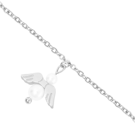 "An Angel for you" Armband versilbert