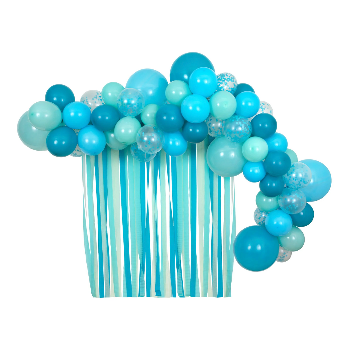 Ballon Girlande Blau